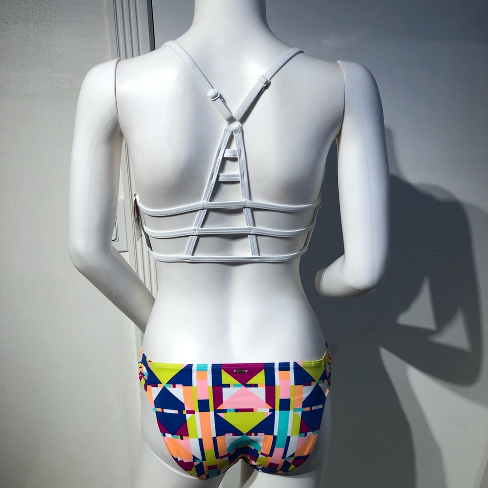 VS PINK Swim Pushup Cage Back Bikini Swim Set DD